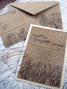 Winter Wedding Invitations