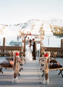 Winter Wedding Ceremony