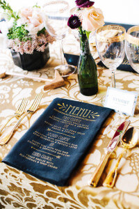 Napkin Menu