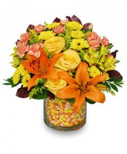 Candy Corn Flowers