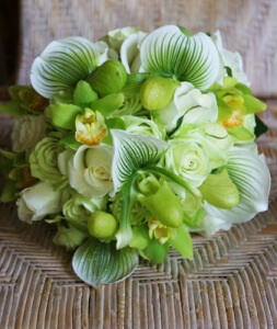 lady green bouquet