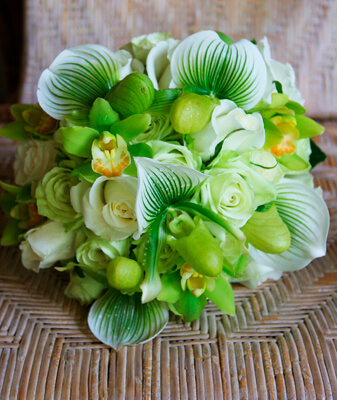 lady green bouquet