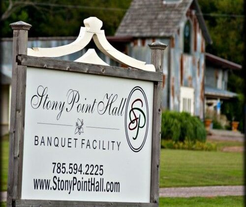 Old Stony Point Hall Sign