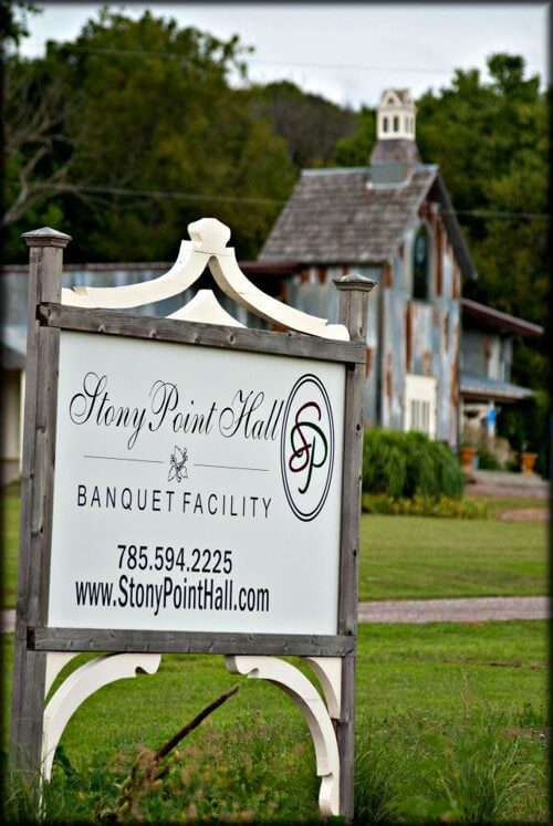 Old Stony Point Hall Sign